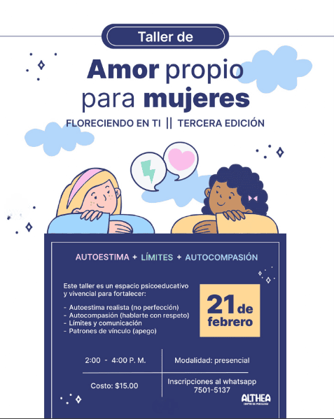 Taller de Amor Propio para Mujeres 🌸