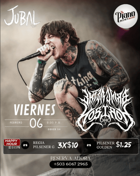 ⚡🎶 La noche se enciende con riffs y voces que estremecen.