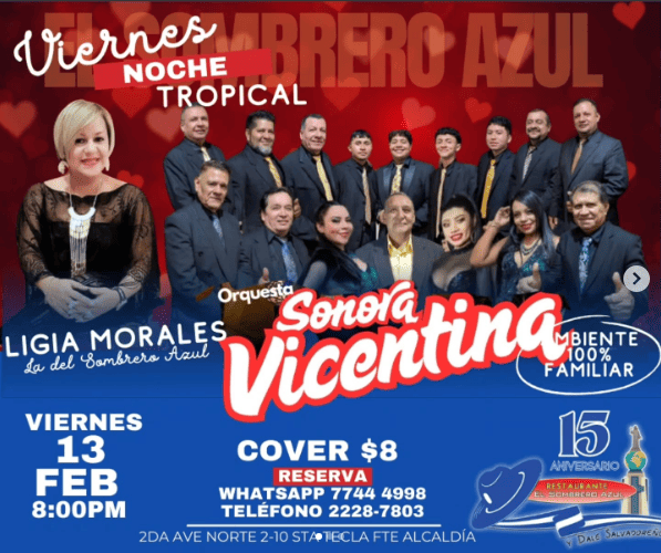 Noche Tropical Con Sonora Vicentina 