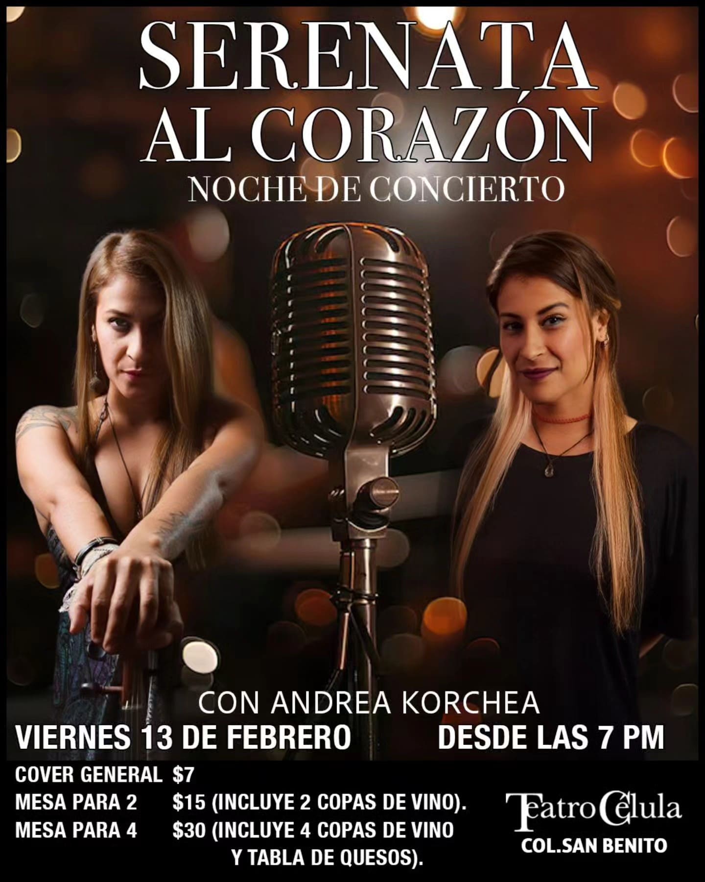 ✨ SERENATA AL CORAZÓN – NOCHE DE CONCIERTO ✨