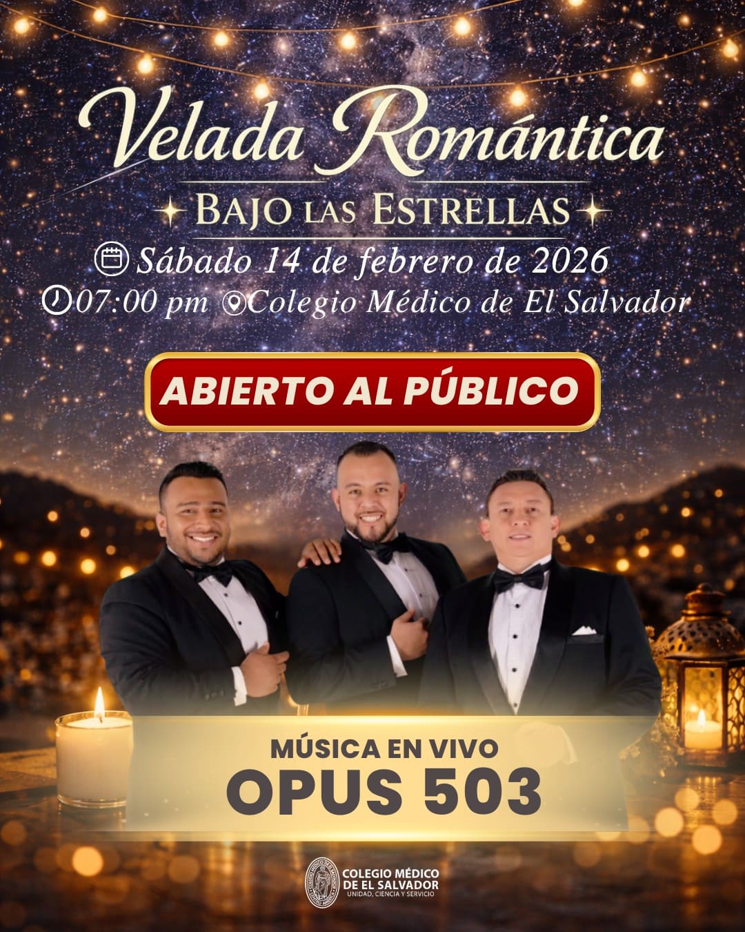 Velada Romántica Bajo las Estrellas