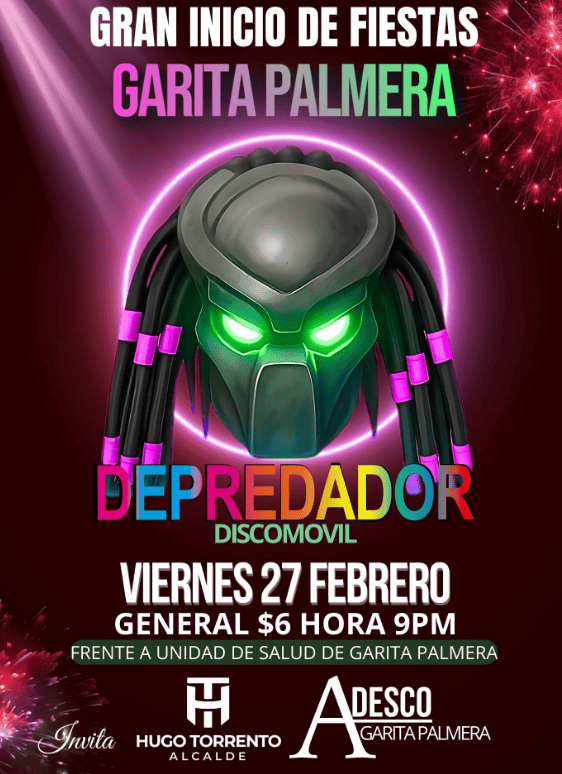 GRAN INICIO DE FIESTAS GARITA PALMERA