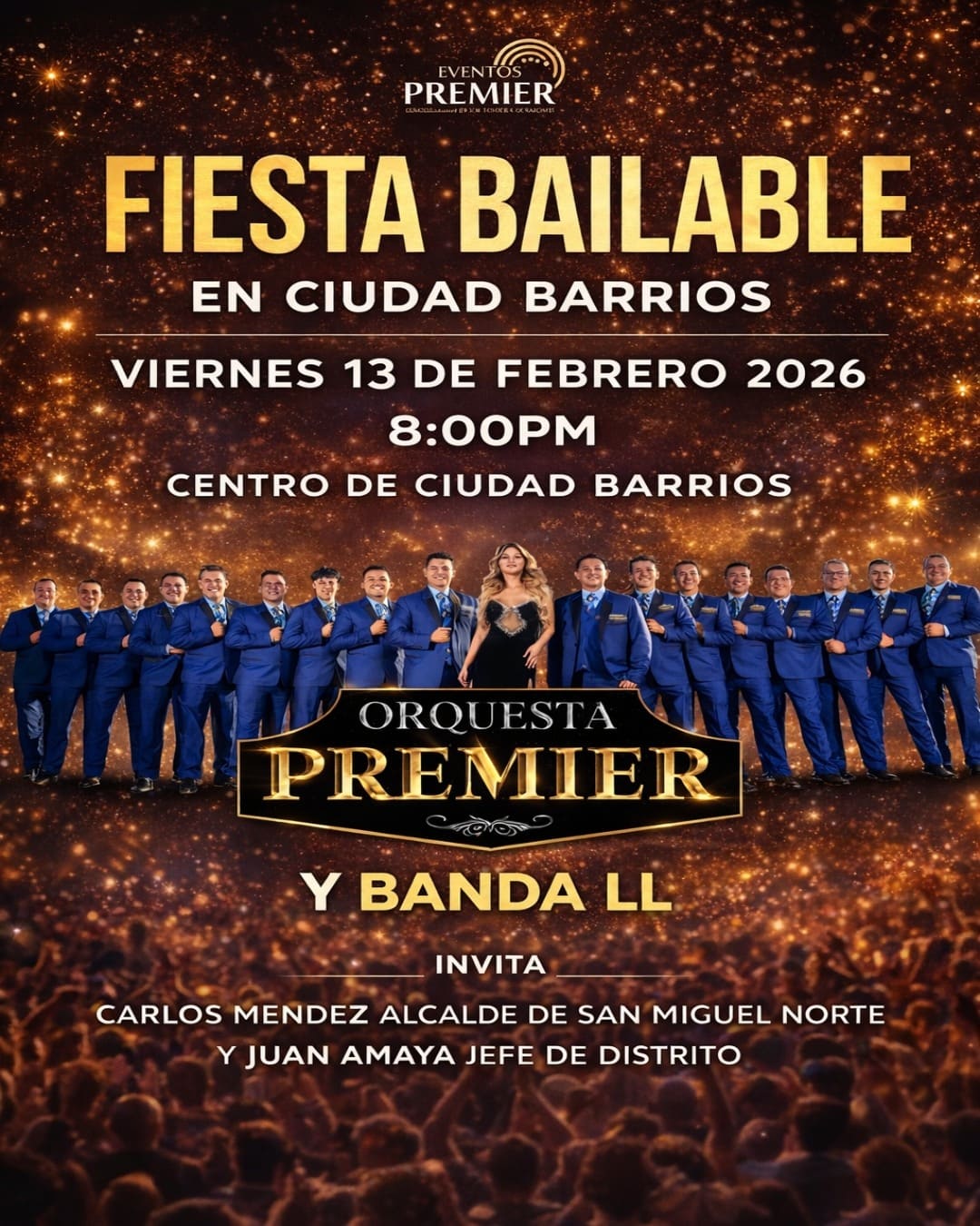 🎶✨ Fiesta Bailable en Ciudad Barrios ✨🎶