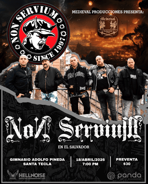 CONCIERTO DE NON SERVIUM EN EL SALVADOR🔥
