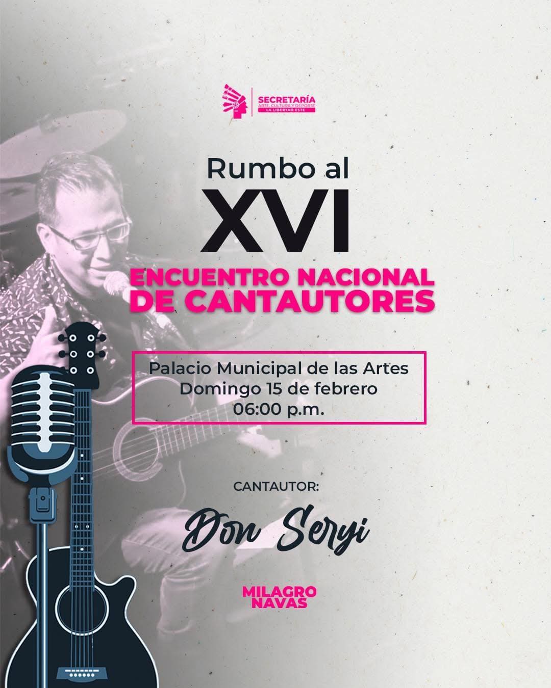 Rumbo al XVI Encuentro Nacional de Cantautores