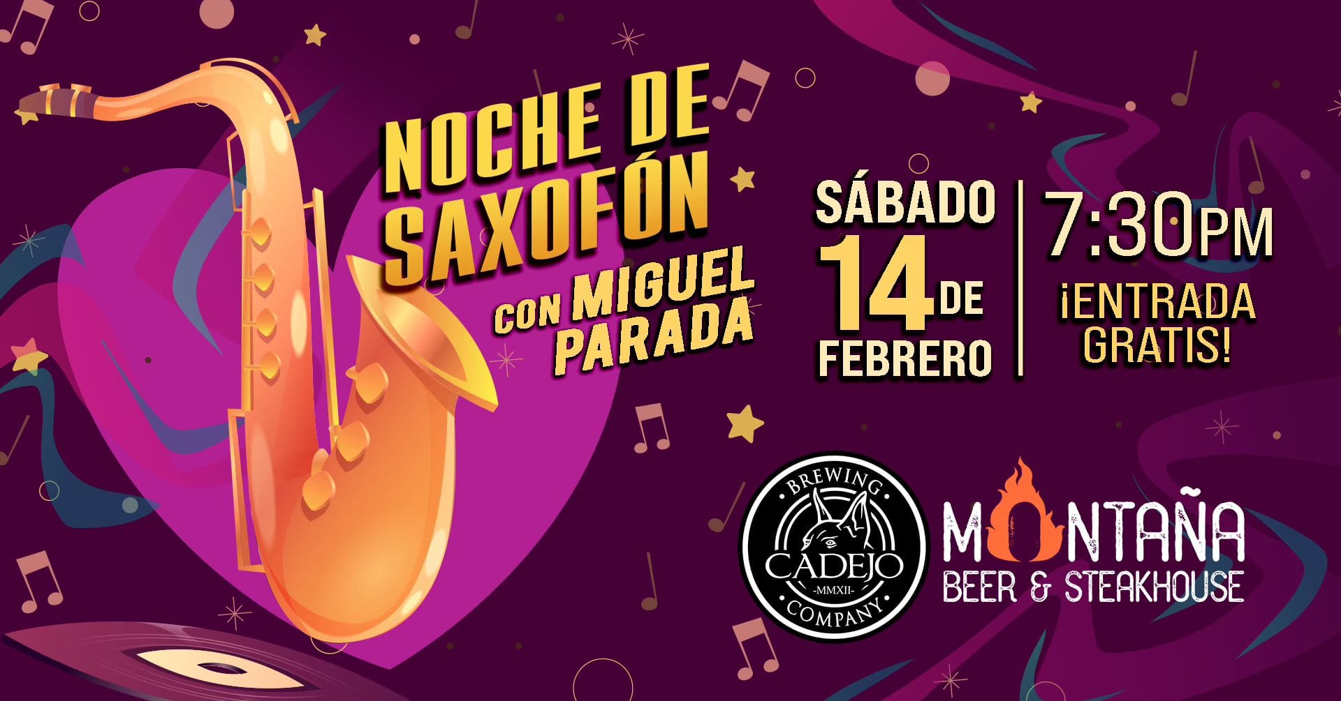 🎷✨ Noche de Saxofón ✨🎷