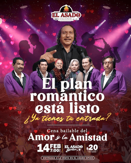 ✨ Cena Bailable del Amor y la Amistad ✨