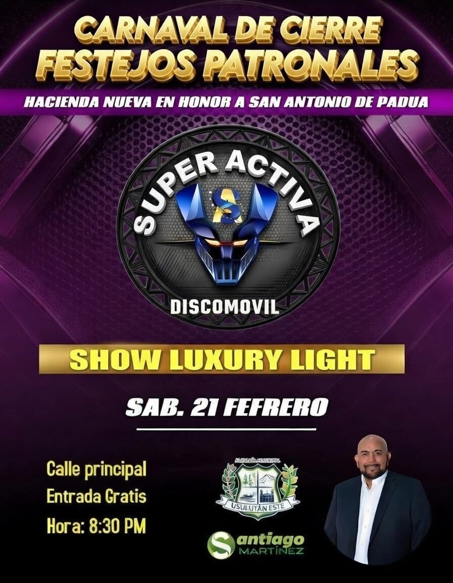 🎉 CARNAVAL DE CIERRE – FESTEJOS PATRONALES 🎉