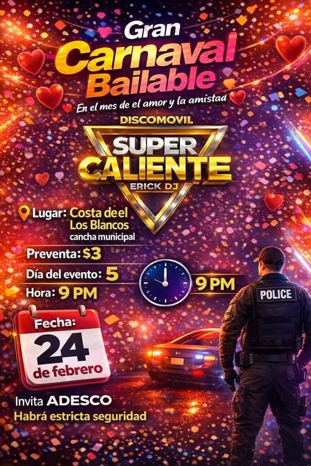 🎉 Gran Carnaval Bailable 🎉