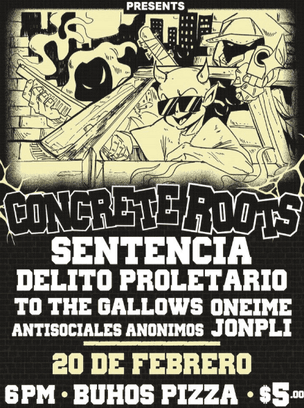 CONCRETE ROOTS EN BUHOS