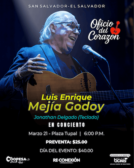 Concierto de Luis Enrique Mejía Godoy   