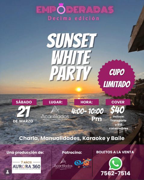 Sunset White Party🤍🌅
