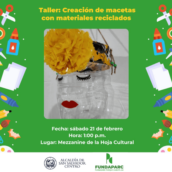 Taller: Creación De Macetas Con Materiales Reciclados