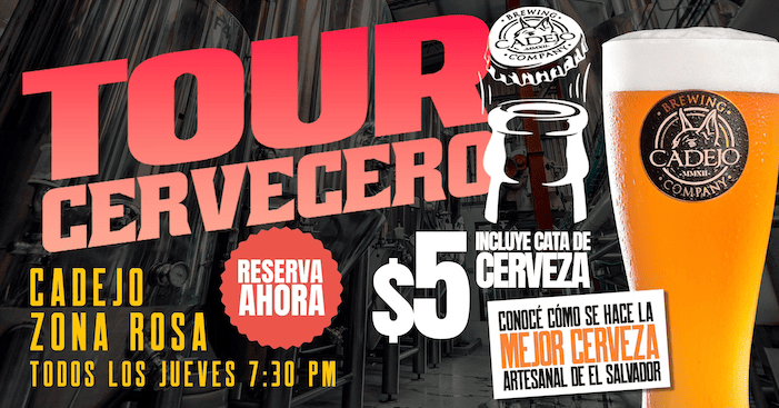 TOUR CERVECERO EN CADEJO ZONA ROSA