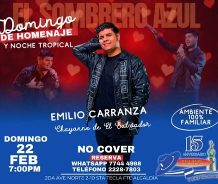 🎉 El Sombrero Azul – 15 Aniversario 🎉