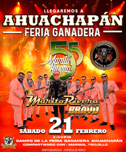 Marito Rivera En La Feria Ganadera De Ahuachapán 