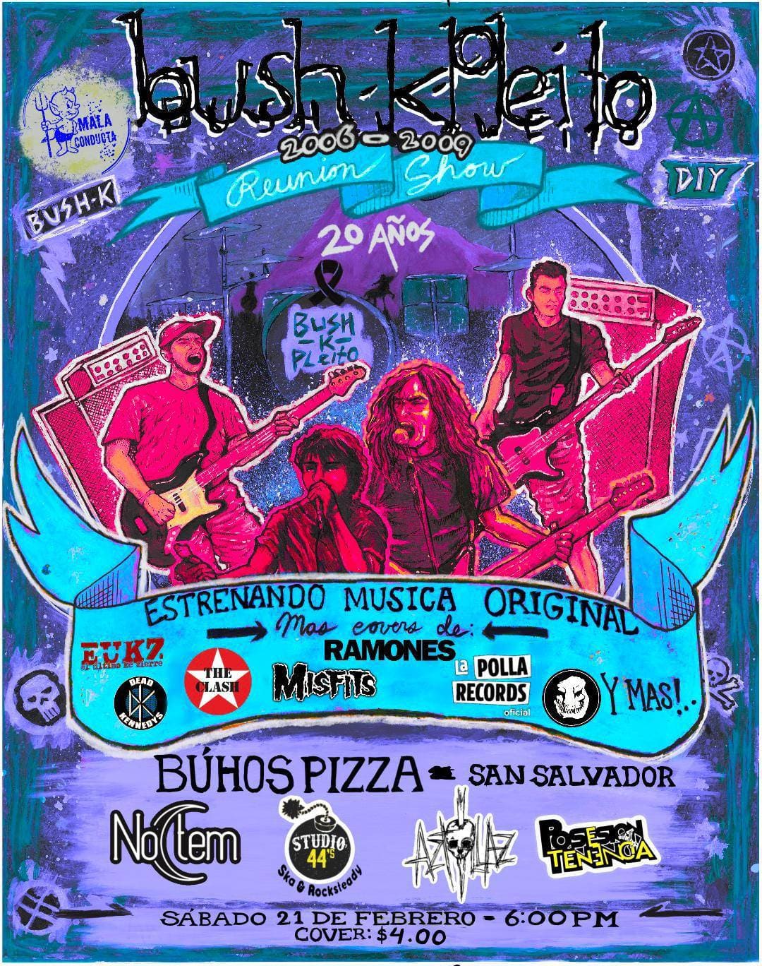 🎸🔥 Bush-K-Pleito – REUNIÓN 20 AÑOS 🔥🎸