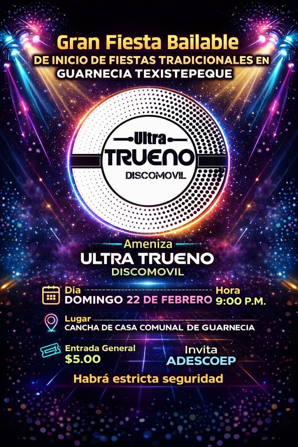 🎉 Gran Fiesta Bailable 🎉