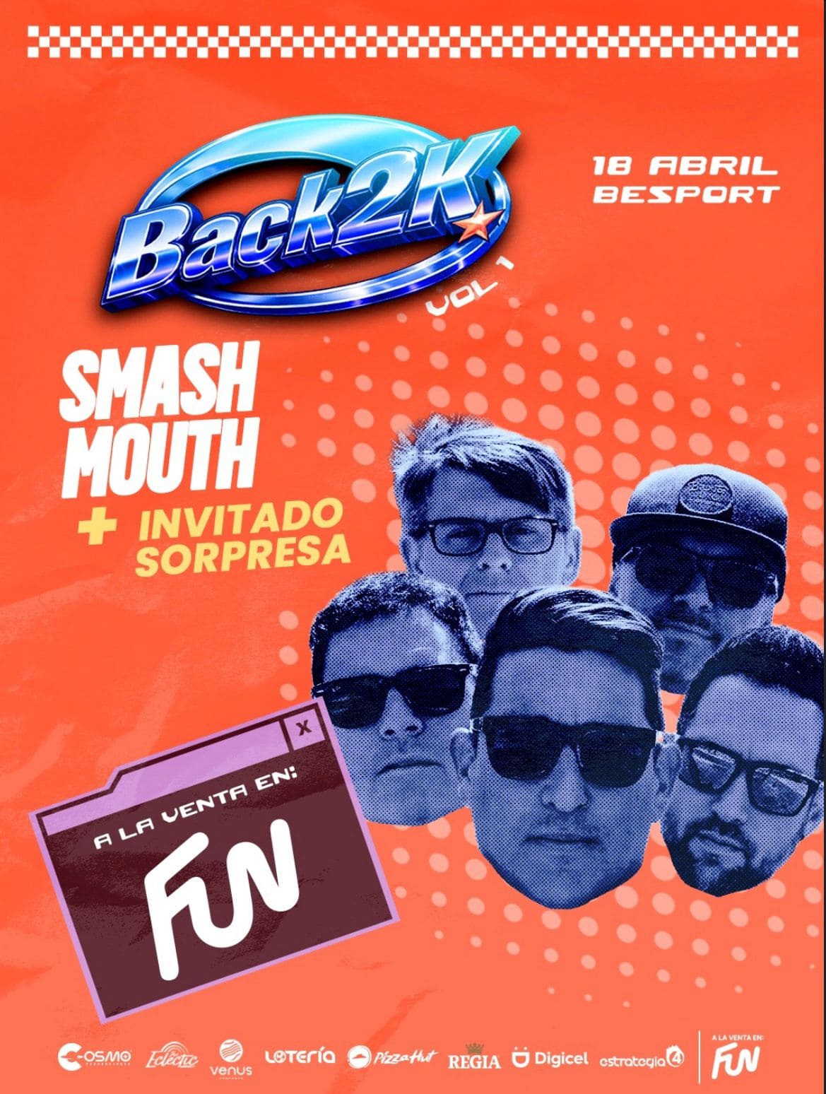 BACK2K CON SMASH MOUTH EN EL SALVADOR 2026🛼💿
