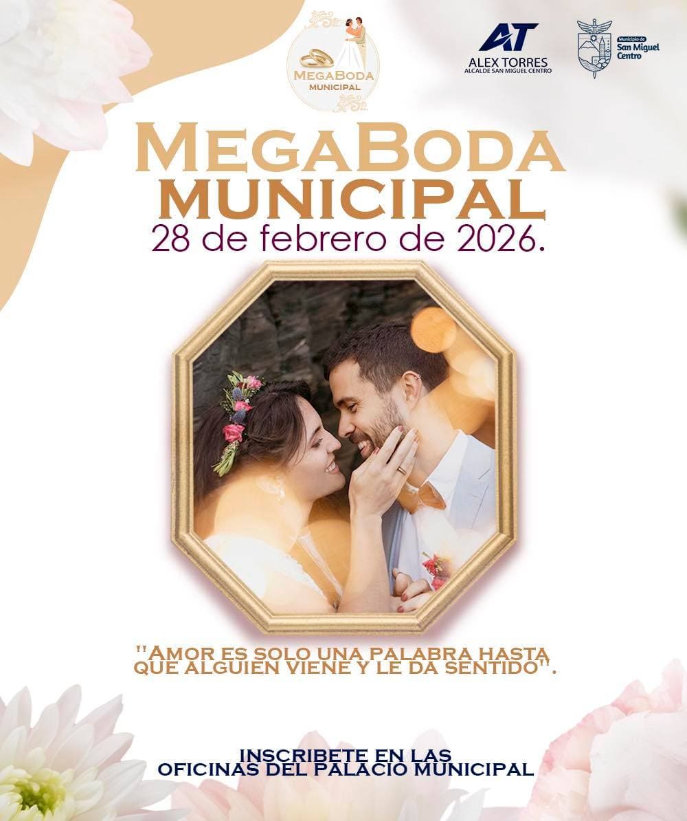 Mega Boda Municipal En San Miguel 