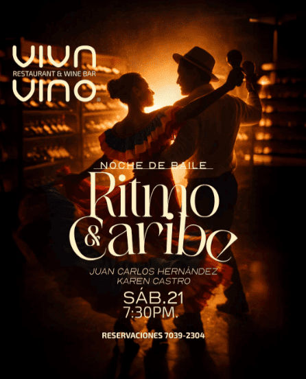 ✨ Noche de Baile – Ritmo & Caribe ✨  