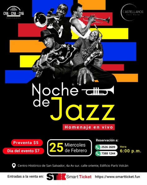Noche de jazz en el Centro Histórico🇸🇻 🎺