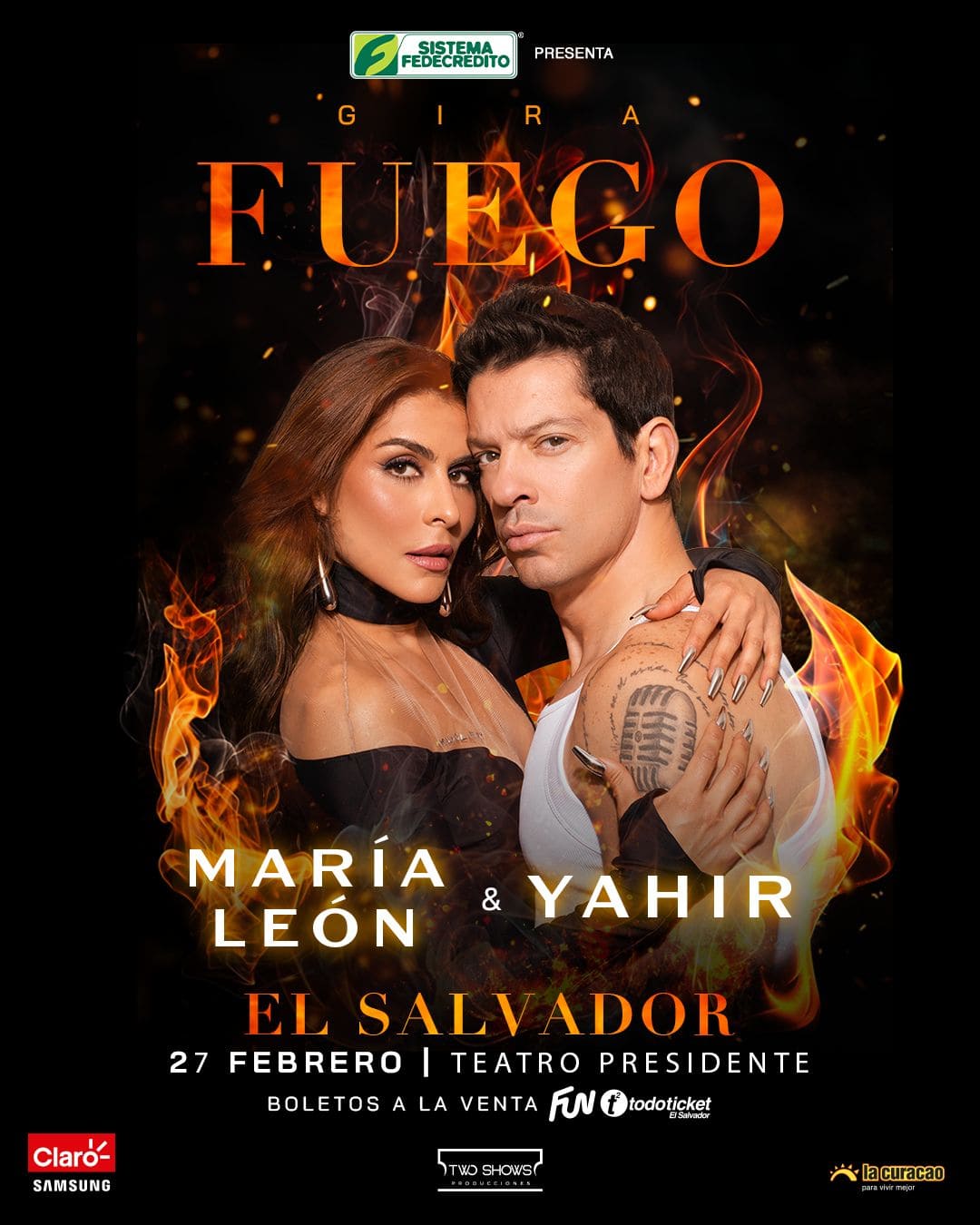 María León & Yahir En El Salvador 2026