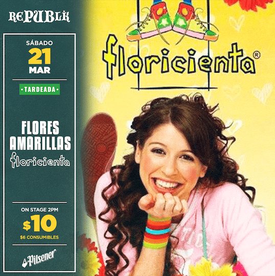 Tardeada de Flores Amarilla «Floricienta»