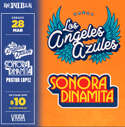 Tributo a Los Angeles Azules, Pastor Lopez y Sonora Dinamita  